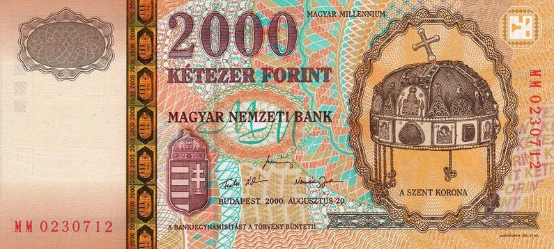 2000 hungarian forints