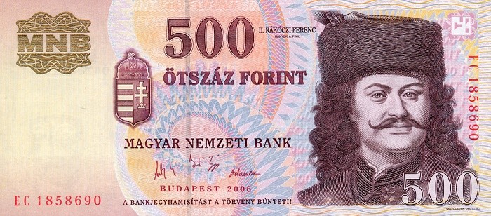 500 hungarian forints