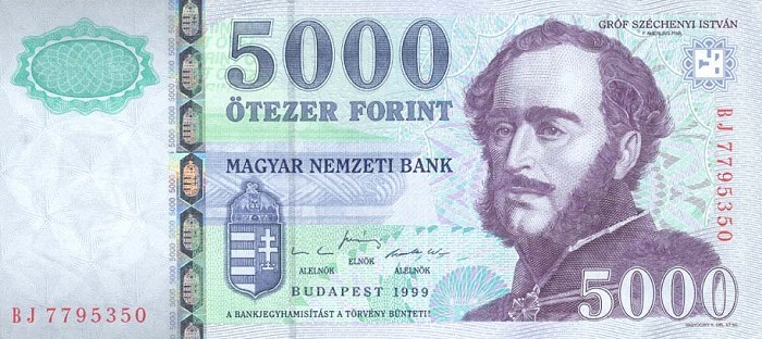 5000 hungarian forints