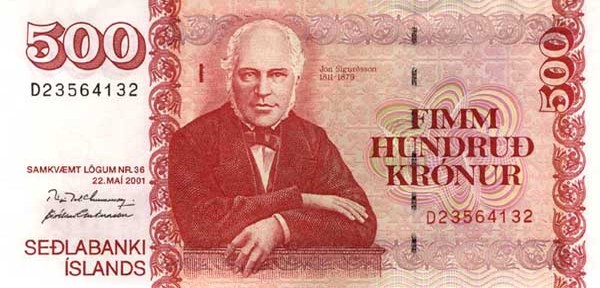 500 icelandic kronas