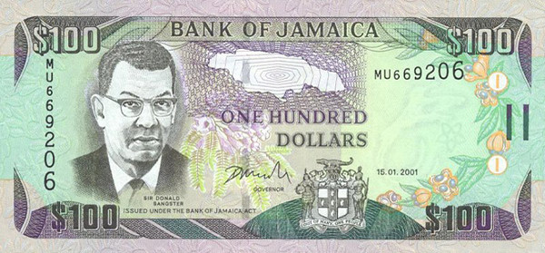 100 jamaican dollars