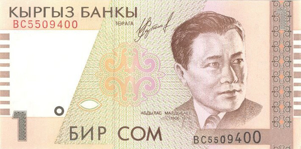 1 kyrgyzstani som