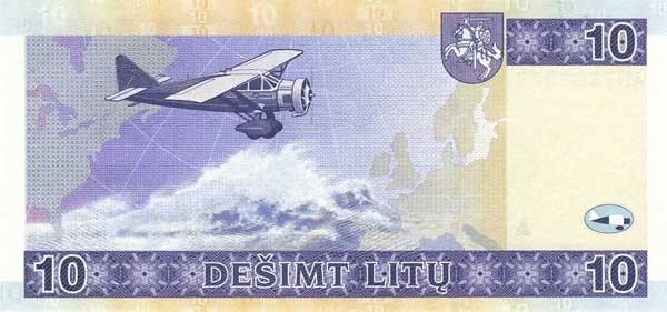 10 lithuanian litai