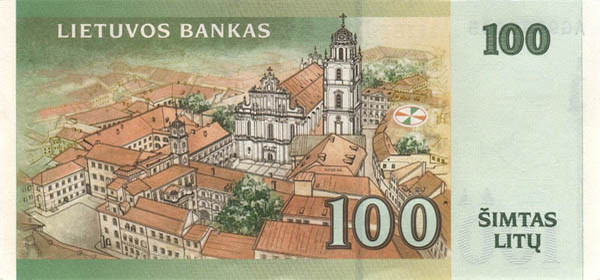 100 lithuanian litai