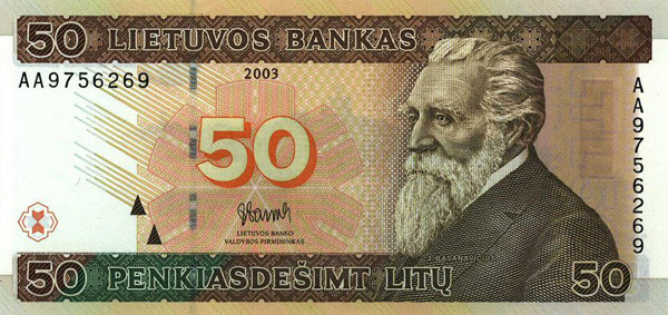 50 lithuanian litai