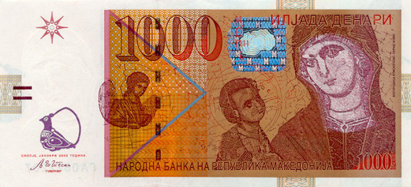 1000 macedonian denars