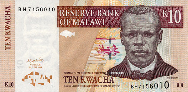 10 malawian kwachas