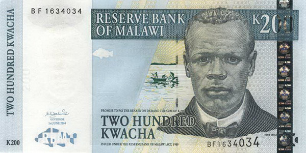 200 malawian kwachas