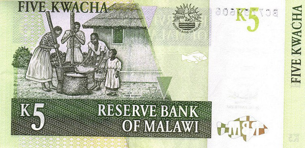 5 malawian kwachas