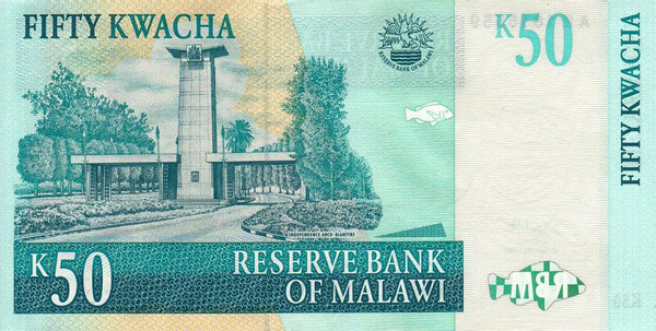 50 malawian kwachas