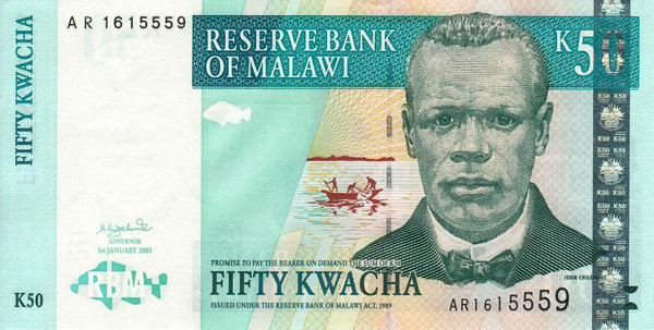 50 malawian kwachas