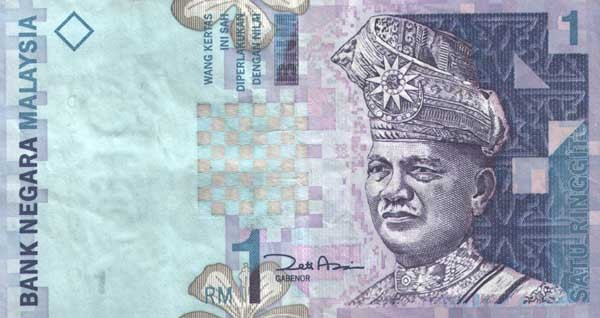 1 malaysian ringgit