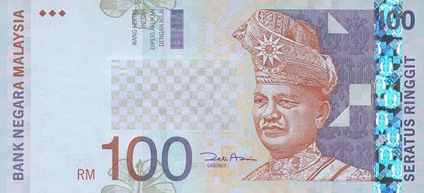 100 malaysian ringgit