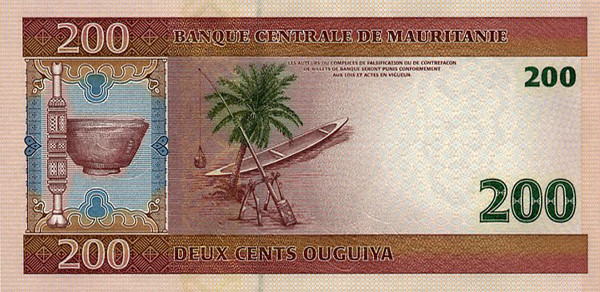 200 mauritanian ouguiyas