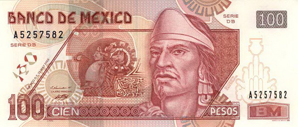 20 mexican pesos