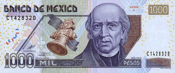 20 mexican pesos