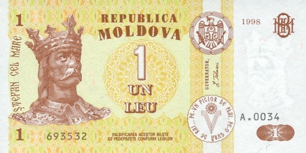 1 moldovan leu