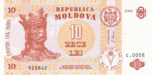 10 moldovan leu