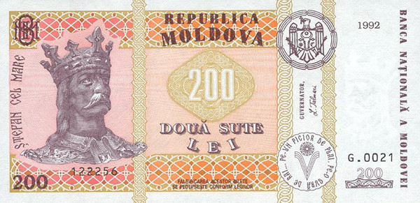 200 moldovan leu