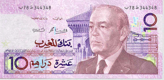 10 moroccan dirhams