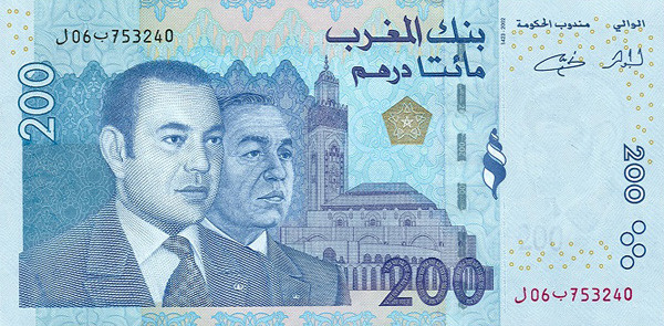 200 moroccan dirhams