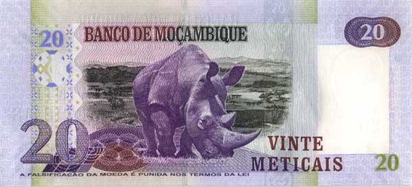 20 mozambican meticals