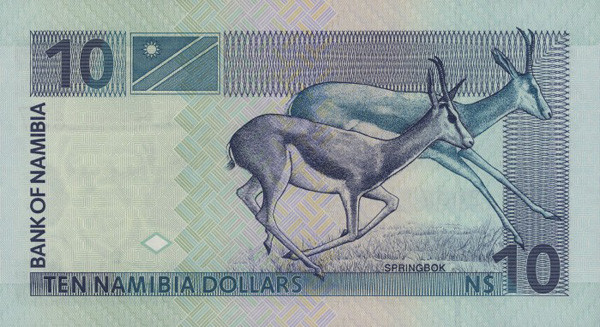 10 namibian dollars