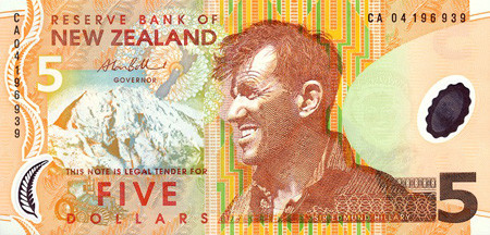 5 new zealand dollars