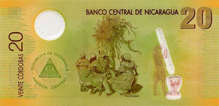 20 nicaraguan cordobas oro
