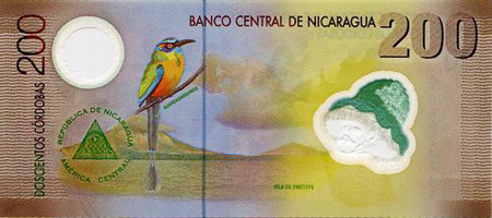 200 nicaraguan cordobas oro