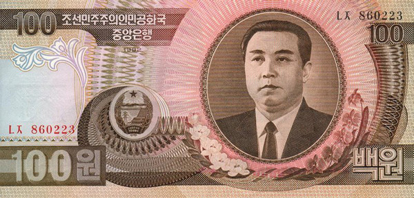 100 north korean wons