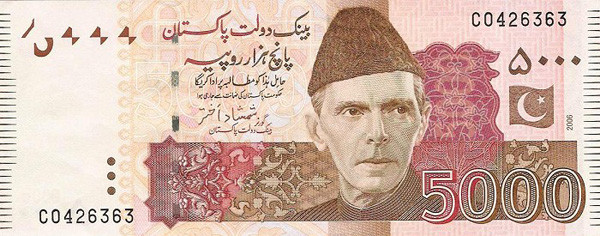 5000 pakistani rupees