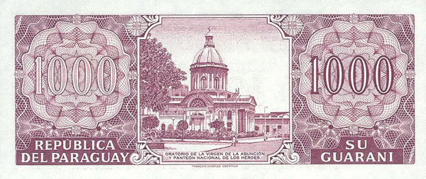 1000 paraguayan guaranis