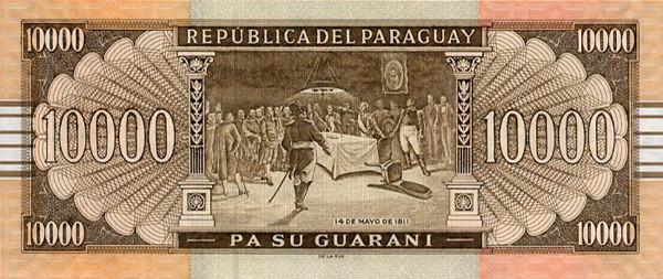 10000 paraguayan guaranis