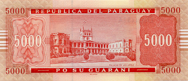 5000 paraguayan guaranis