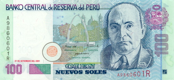 100 peruvian nuevo sols