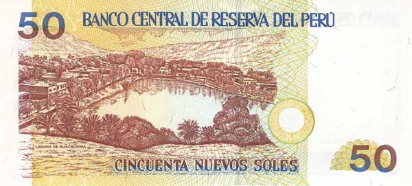 50 peruvian nuevo sols