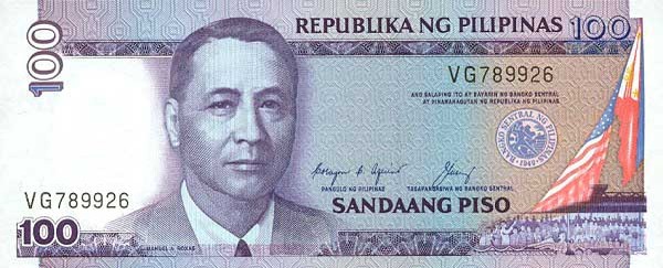 100 philippine pesos