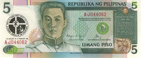 5 philippine pesos