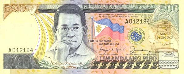 500 philippine pesos