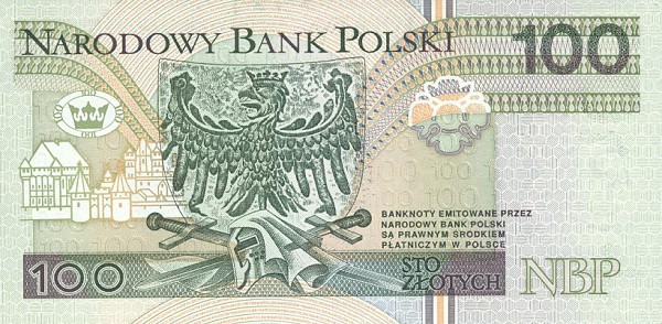 100 polish zlotys