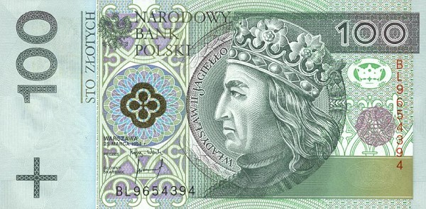 100 polish zlotys