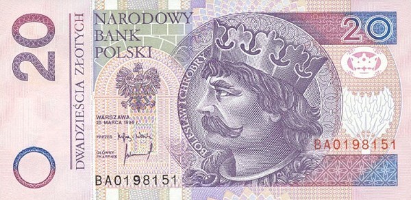 20 polish zlotys