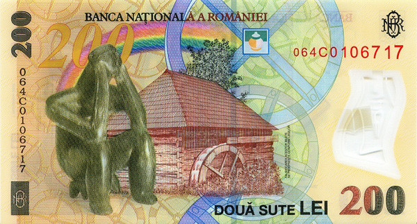 200 new romanian leu