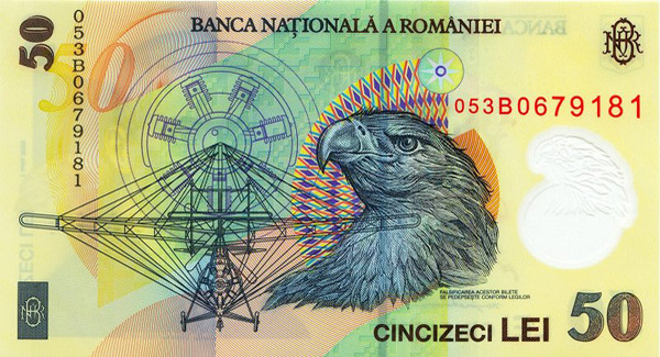 50 new romanian leu