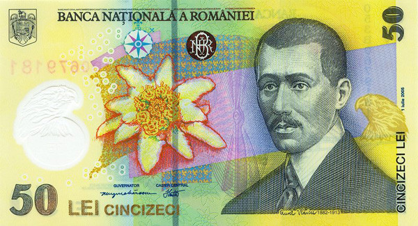 50 new romanian leu