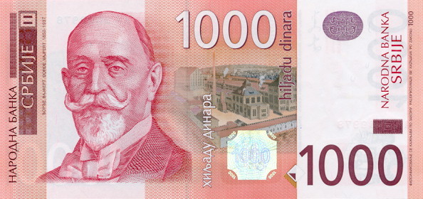 1000 serbian dinars