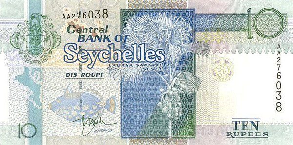 10 seychellois rupees