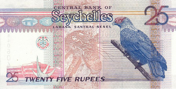 25 seychellois rupees