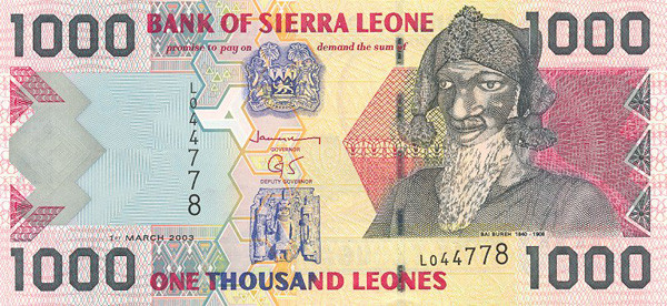 1000 sierra leonean leones